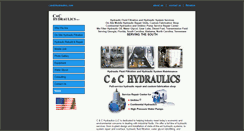 Desktop Screenshot of candchydraulics.com